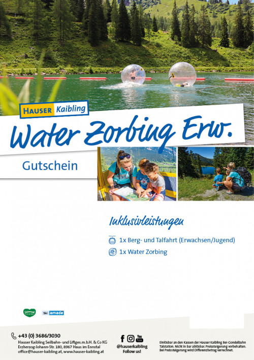 Water Zorbing Erwachsen