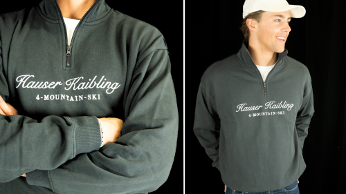 Half-Zip Pullover Hauser Kaibling – Charcoal